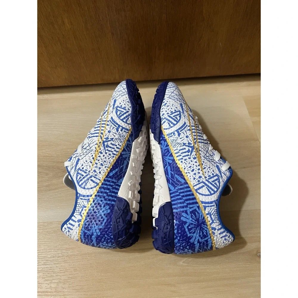 Unbranded Youth‎ Soccer Cleats Size EU 35 Kids 3.5 Approx. Blue White Gold New